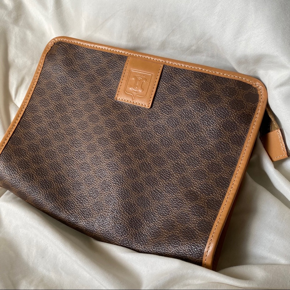 Authentic Vintage Celine Macadam Clutch